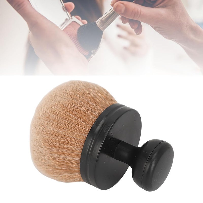 Professional Makeup Brush Mushroom Head Soft Fiber Blush Powder Foundation Brush Plastic Handle - Image 4